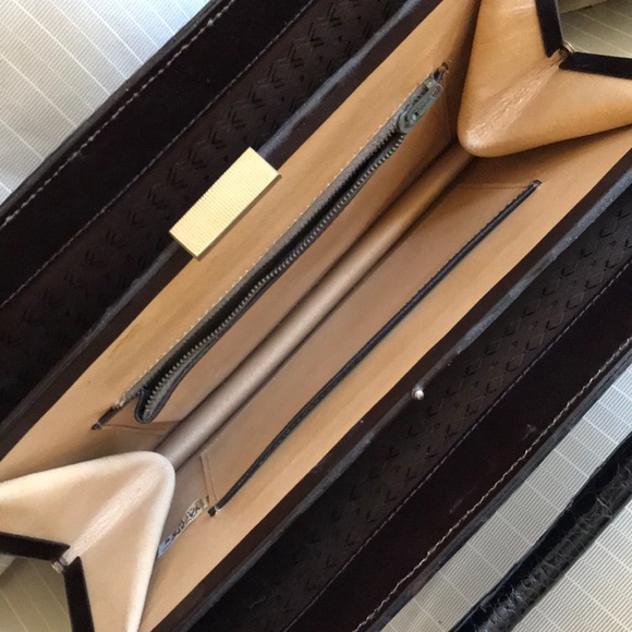 Vtg Genuine Alligator magnificent clutch purse bag - Picture 8 of 8